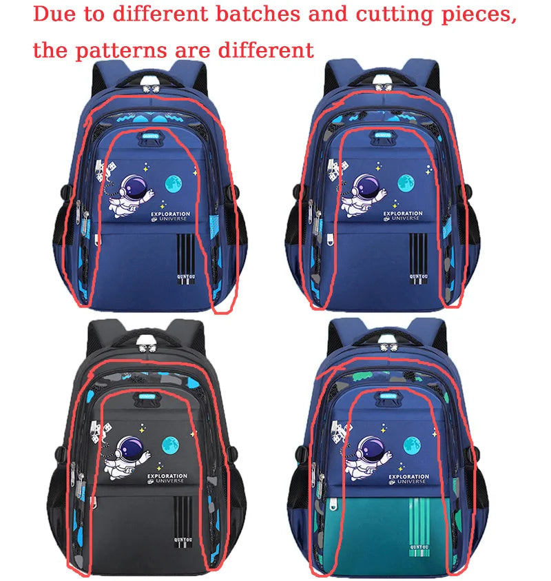 Sac à dos pour enfants sacs d'école pour enfants pour garçons astronaute école sac à dos étanche sac de livre primaire Mochila Infantil