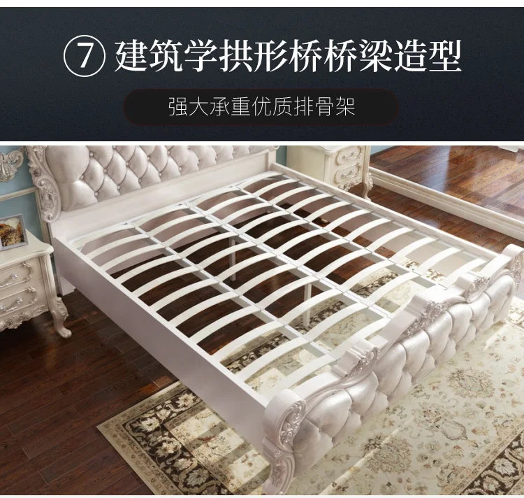 Ensemble de chambre à coucher design moderne princesse pour filles, literie double haut de gamme, luxe, meubles nordiques existants