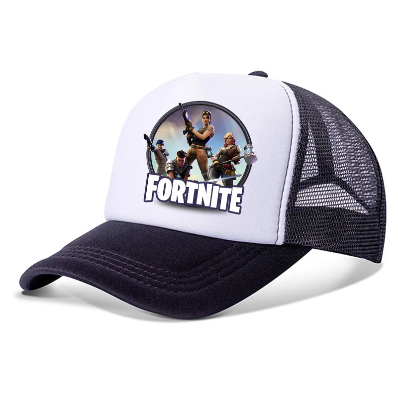 Casquette de Baseball Fortnites pour enfants, chapeau imprimé de jeu de dessin animé pour garçons, chapeau de soleil d'été en plein air, casquette à visière réglable, cadeaux pour enfants, nouvelle collection