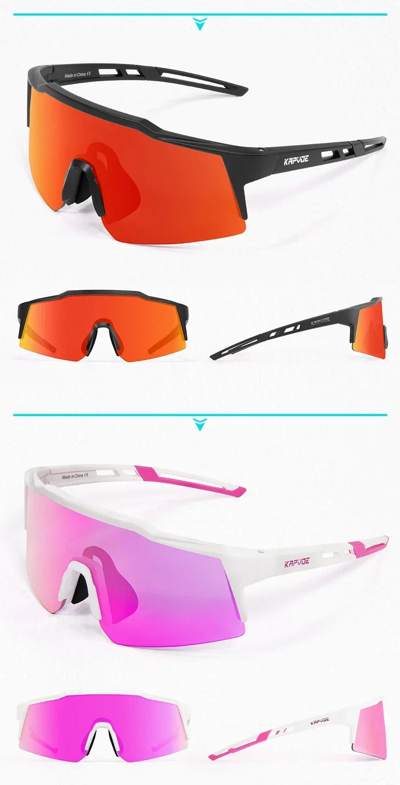 Kapvoe enfants cyclisme lunettes de soleil âgé 8-15 Baseball course enfants lunettes UV400 sport équitation vélo lunettes