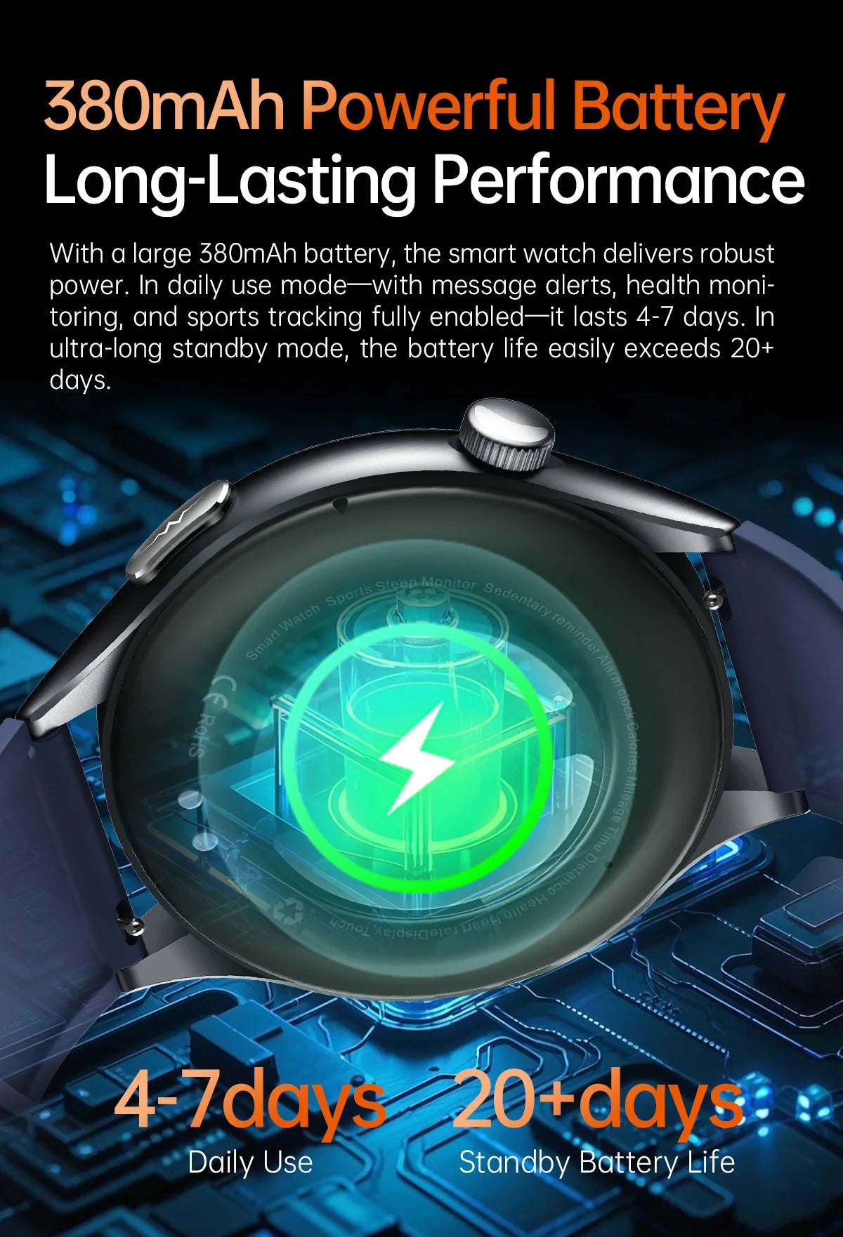 2025New surveillance de la santé acide uric pression artérielle oxygène sanguin analyse du corps montre intelligente ECG + PPG horloge montres intelligentes hommes pour IOS