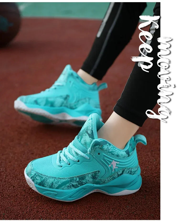 2025 chaussures de Basket-ball pour enfants baskets nouveaux garçons marque semelle épaisse antidérapant enfants chaussures de sport enfant garçon Basket formateur chaussures