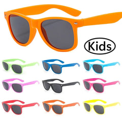 12 couleurs à la mode nouveaux enfants lunettes de soleil mode carré lunettes d'extérieur nuances pour enfants garçons filles UV Preotection lunettes de soleil