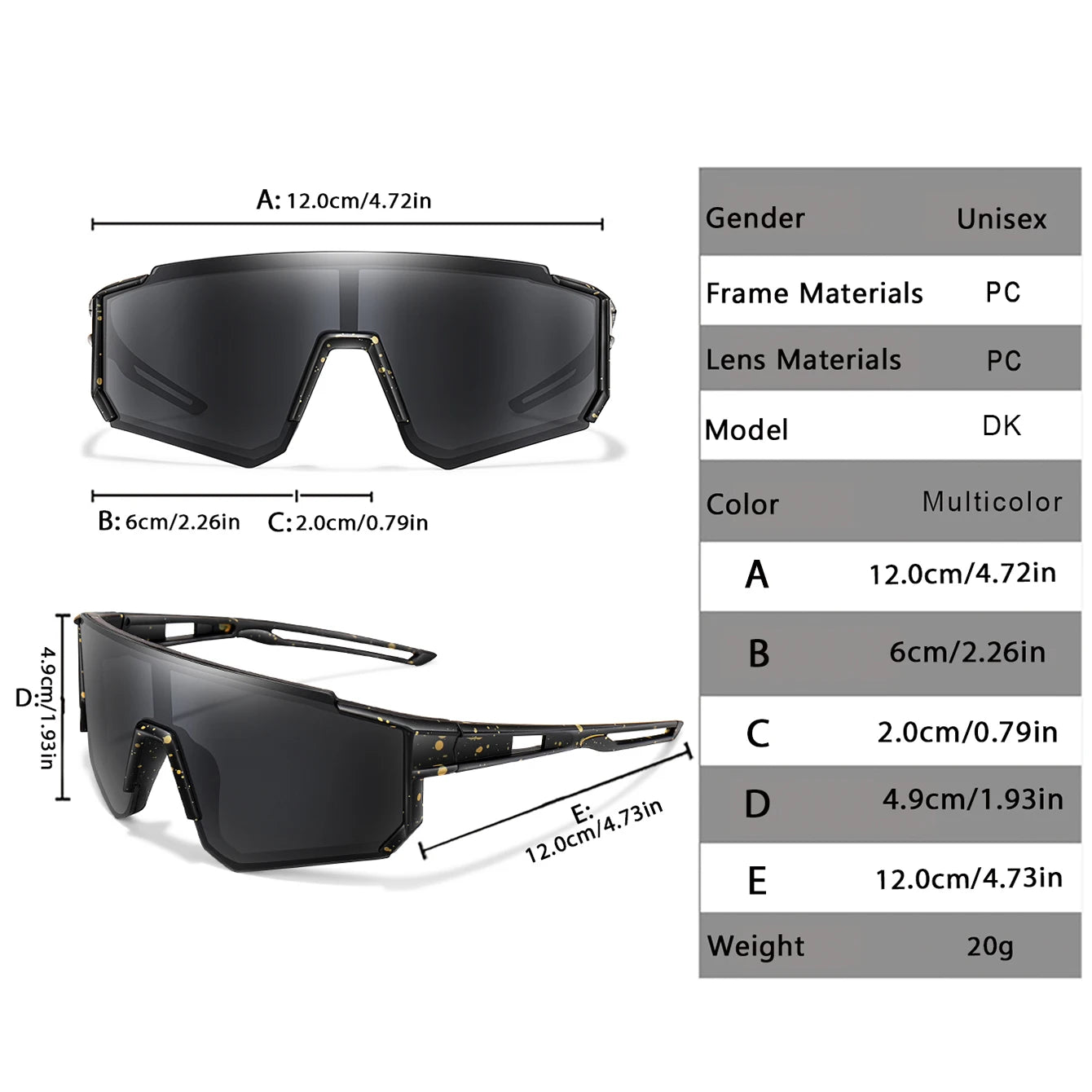 Lunettes de soleil de baseball pour enfants de 3 à 8 ans, lunettes de vélo d'extérieur pour garçons et filles, lunettes de sport pour jeunes, lunettes de camping pour enfants, lunettes de vélo VTT, UV400
