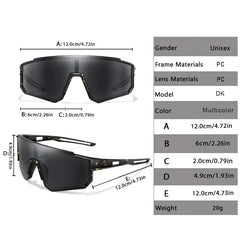 Lunettes de soleil de baseball pour enfants de 3 à 8 ans, lunettes de vélo d'extérieur pour garçons et filles, lunettes de sport pour jeunes, lunettes de camping pour enfants, lunettes de vélo VTT, UV400
