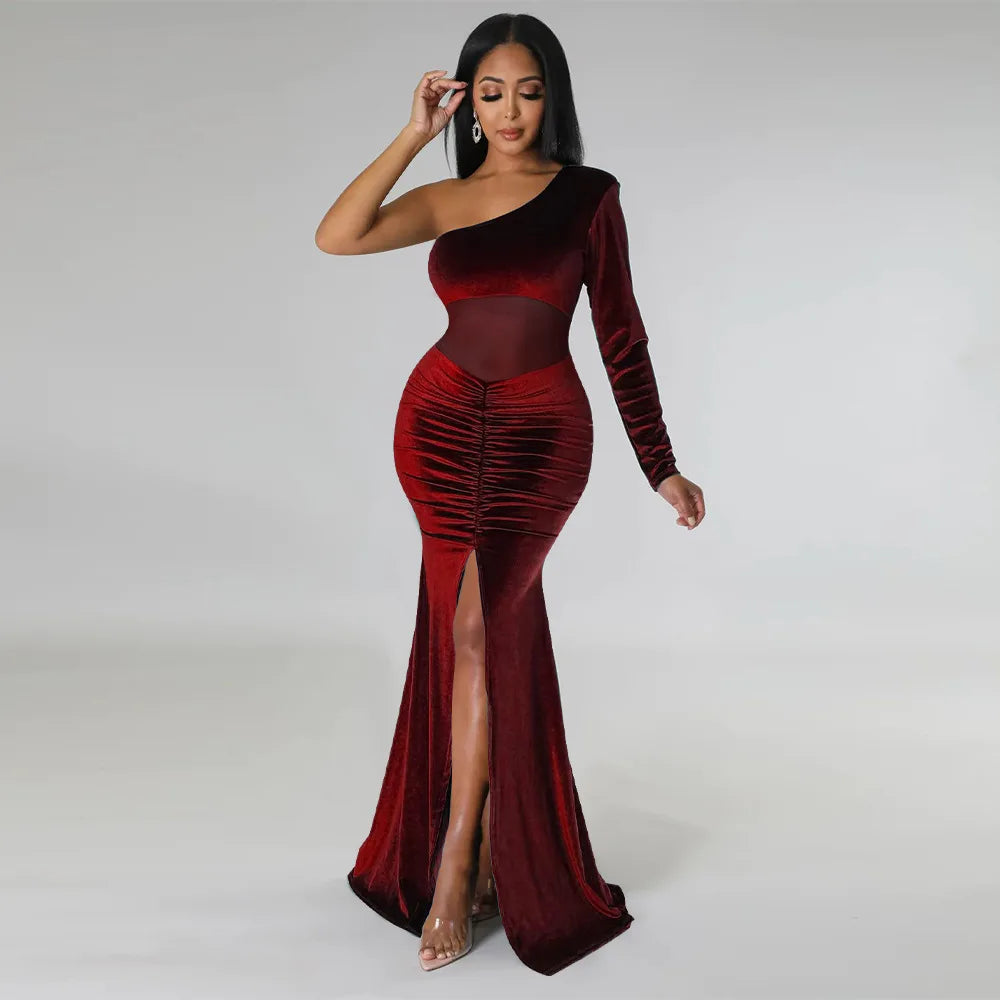 Robes de soirée longues pour femmes, vêtements de fête, robe d'anniversaire, vêtements d'automne, 2022, 2022