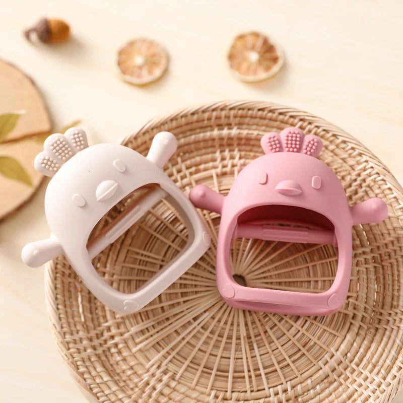 Anneau de dentition en Silicone pour bébé de 0 à 6 mois, 1 pièce, accessoires d'allaitement, anneaux de dentition Kawaii, bijoux d'allaitement, accessoires de dentition, jouets à mâcher pour bébé