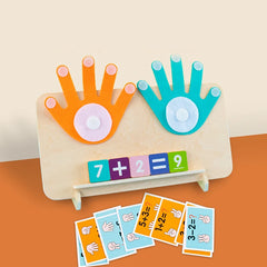Jouets Montessori en Bois pour Enfant, Jeu d'Intelligence, Nombres des Doigts, Maths, Comptage, ApprentiCumbria Précoce