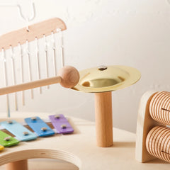 Jouets éducatifs pour bébés, cloches éoliennes en bois, jouets musicaux Montessori pour enfants, Xylophone, cadeaux d'anniversaire pour nouveau-nés, jouets de Table musicale