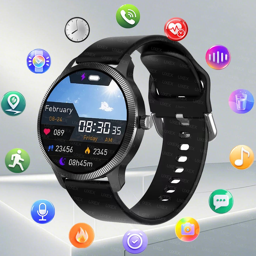 2025 nouvelle montre intelligente d'affaires hommes 1.3 HD 360*360 AMOLED traqueur de santé offres de photos personnalisées aujourd'hui cadeau Assistant vocal montre mâle