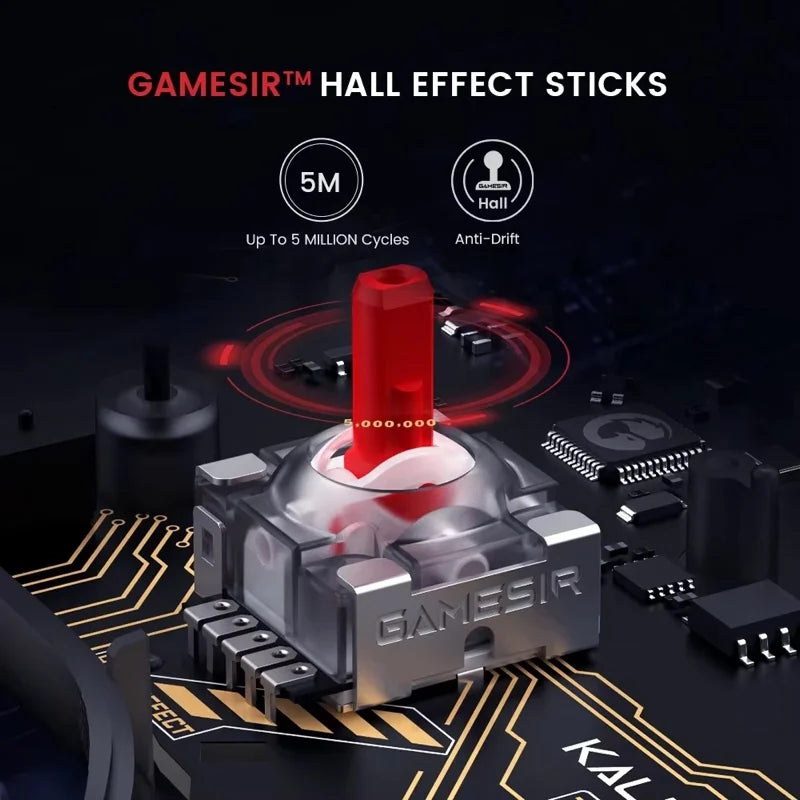 Manette de jeu filaire délibérément GenerKaleid pour Xbox Series X, Xbox Series S, console de jeu Xbox One, manette à effet Hall