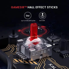 Manette de jeu filaire délibérément GenerKaleid pour Xbox Series X, Xbox Series S, console de jeu Xbox One, manette à effet Hall