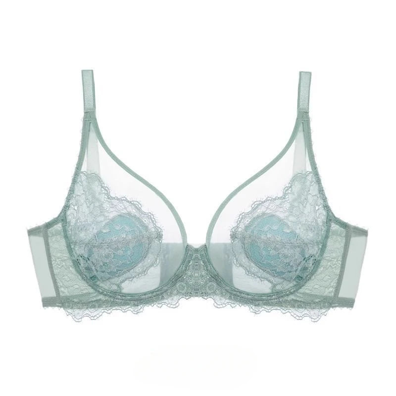 MOYISU Sexy Tushy sous-vêtements femmes gros seins petits seins Hottie ensemble Ultra mince push-up poitrine Anti-affaissement doux soutien-gorge à armatures AB CD