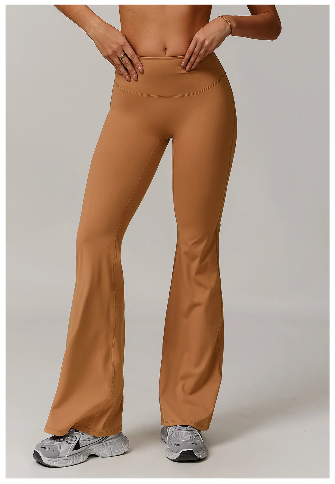 Taille haute pantalon à jambes larges Leggings femmes collants Fitness cloche-bas Yoga élastique Leggings Push Up gymnastique entraînement pantalon évasé
