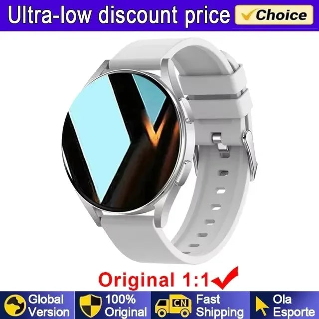 Smartwatch femmes montre 6 surveillance de la santé montre étanche Assistant vocal Bluetooth appel montre intelligente 2025 nouveau