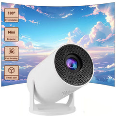 Projecteur de film extérieur 1080P LED, 270 °   Angle réglable, prise en charge USB/TV Box/téléphone/PC pour le camping