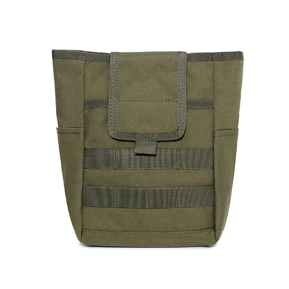 Pochette de décharge pliable Molle, sac de taille de recyclage, sacs utilitaires de chasse pour Sport de plein air, accessoire d'outil EDC, sac de récupération pliable