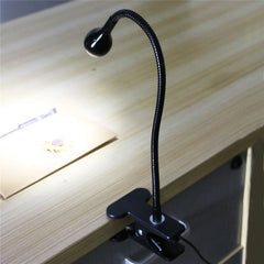 Lampe de bureau à clipser LED 360 ° Table de lecture à col de cygne Flexible, lumière de lecture pour étude, soins des yeux, pince USB, livres, éclairage nocturne