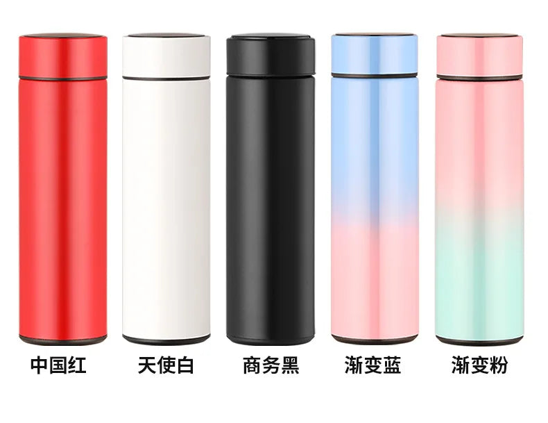 Tasse Thermos intelligente en acier inoxydable 316, affichage de la température, contrôle tactile, bouteille d'eau isolée, séparation du thé, cadeau de noël