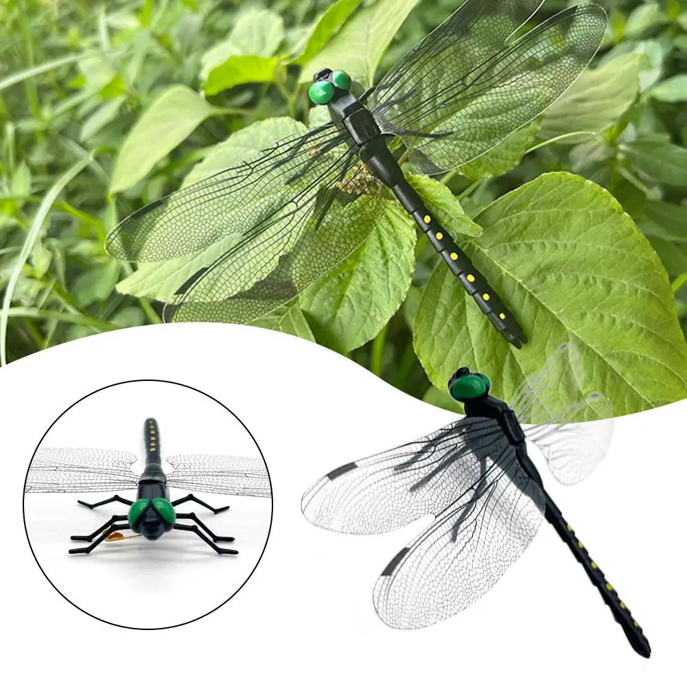 Simulation d'insecte libellule, modèle anti-moustiques, ornements suspendus d'extérieur, outil de répulsif pour jardin et ferme, 4 ou 10 pièces