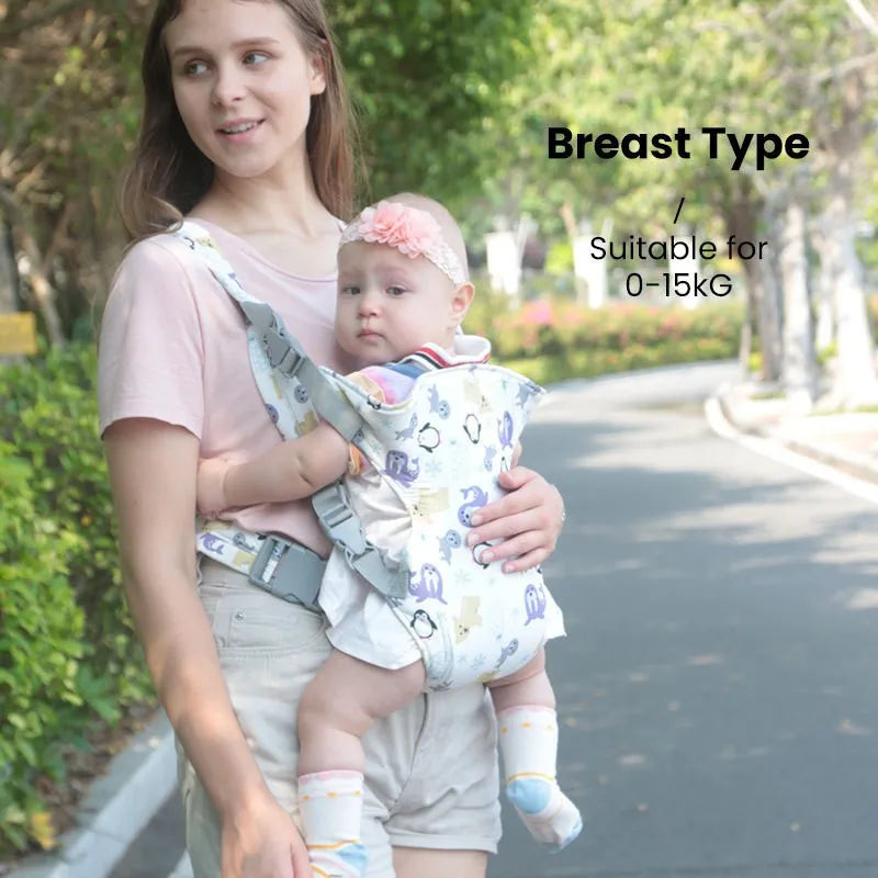 Porte-bébé avant, tabouret de taille horizontal, réglable, ergonomique, pour nouveau-né, articles multifonctionnels et respirants pour bébés