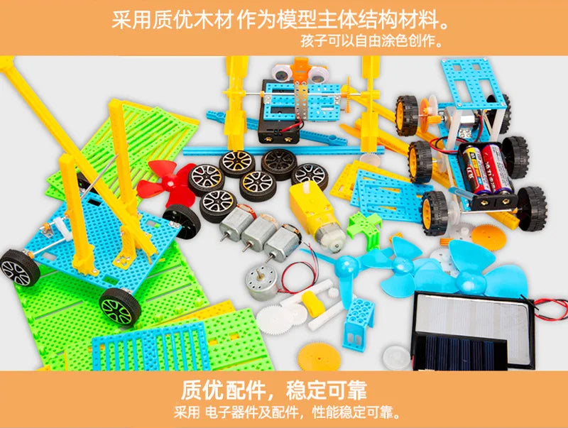 Robot d'équilibre au changement de Direction, Production technologique, expérience scientifique pour enfants, jouet d'enseignement, manuel pour élèves du primaire, bricolage