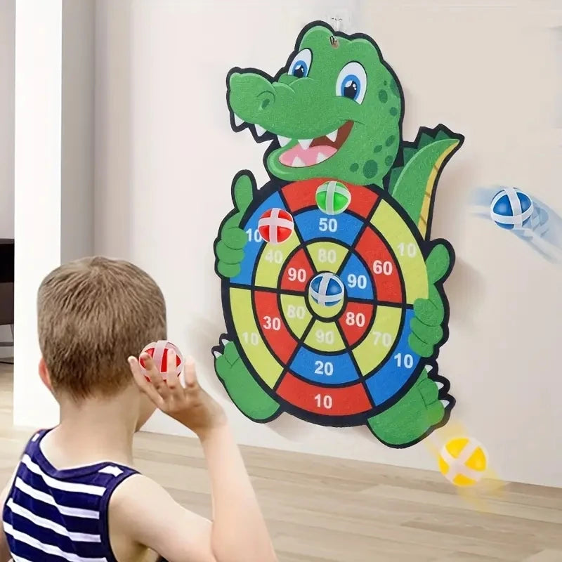 Jeux éducatifs jeu de fléchettes bébé jouet Stickey balle fléchette Sports d'intérieur enfant jeux Montessori pour enfants de 3 à 12 ans