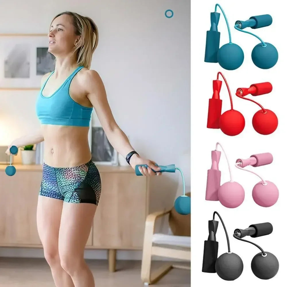 Avec balle lourde corde à sauter sans fil Yoga boxe sport et Fitness entraînement aérobic corde à sauter rapide Portable pour femme, homme