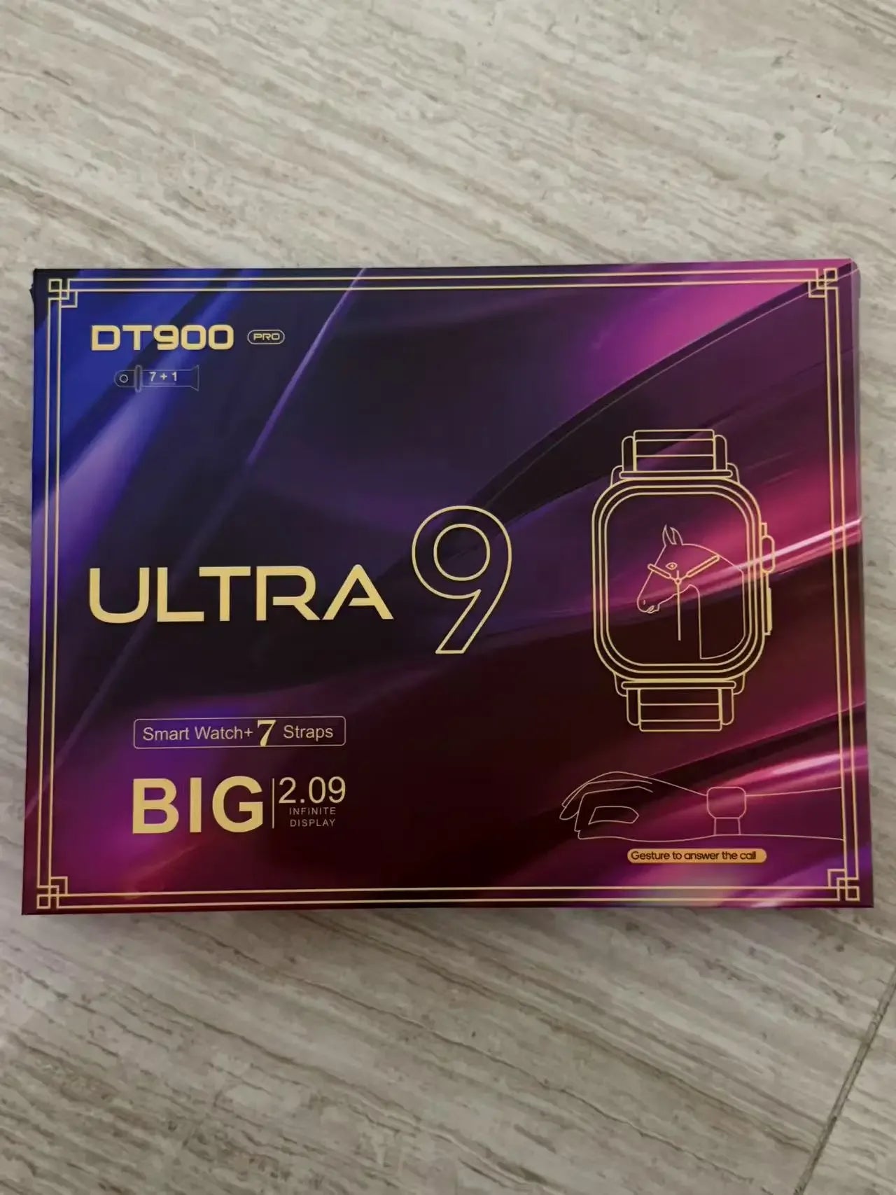 Montre intelligente avec écran Full Touch HD 2.08 "49mm, Support NFC, charge magnétique, appels Bluetooth, santé et Fitness Tra