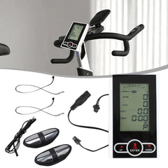 Moniteur de vélo d'exercice, compteur de vitesse, vélo stationnaire, entraîneur elliptique, affichage, équipement de gymnastique, accessoires