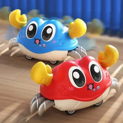 Jouets de crabe rampant pour bébé, jouets sensoriels rampants, apprentissage infantile, développement des tout-petits, marche interactive pour bébés de 0 à 12 mois