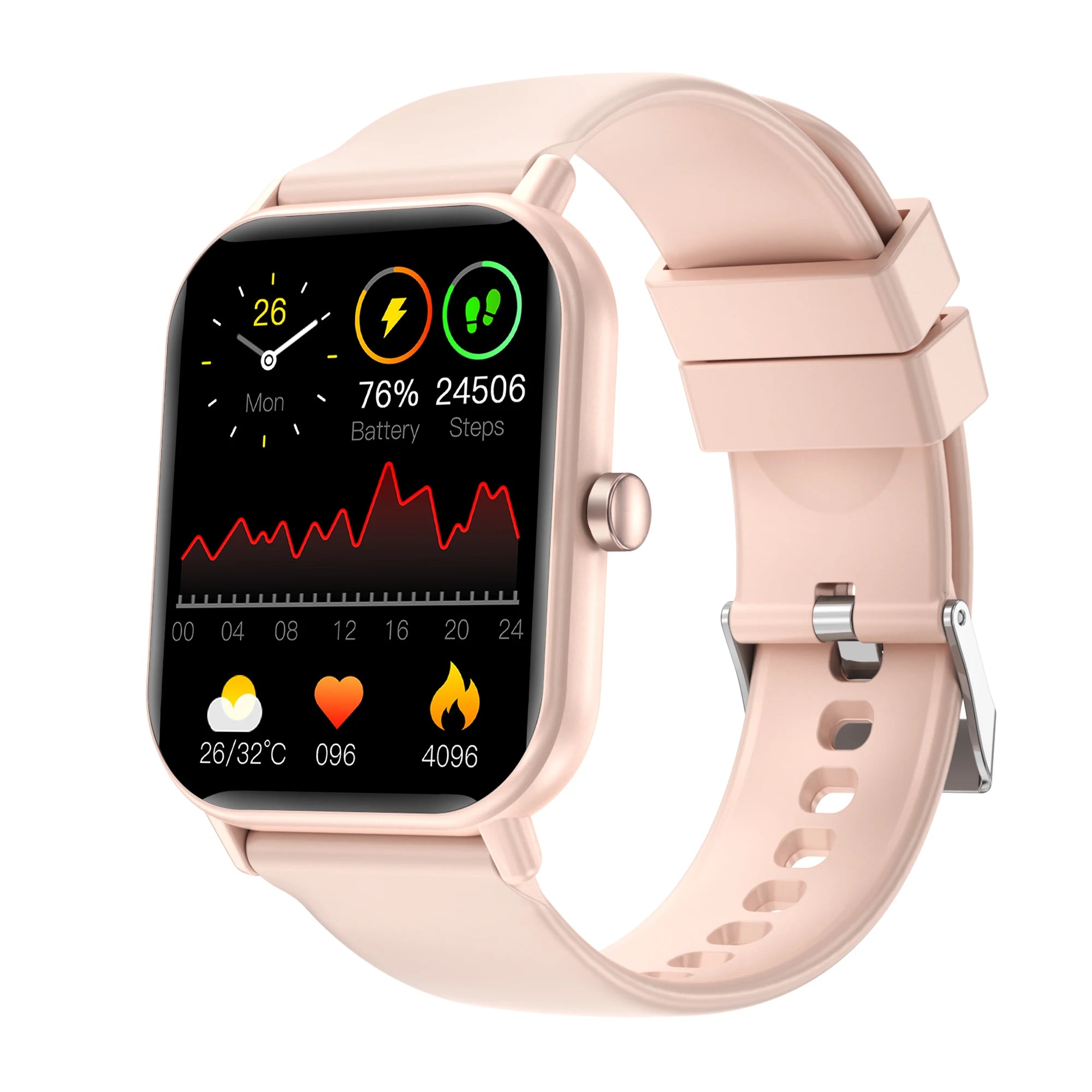 Montre de Sport pour enfants, écran HD, montre intelligente avec bracelet en Silicone, montre-bracelet électronique étanche, cadeau pour garçons et filles