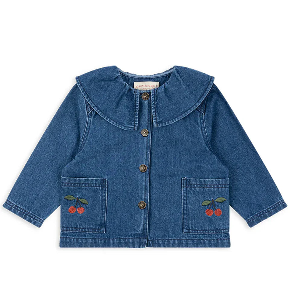 Robe imprimée mignonne pour filles, ensemble de vêtements pour tout-petits, veste à bretelles en jean, robes à enfiler en denim pour enfants, pantalons en jean combiné, marque KS, 2024