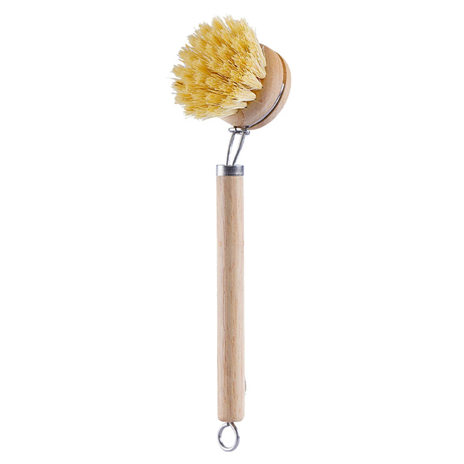 Brosse à vaisselle remplaçable, manche en bois, pour enlever les taches, les Pot, Portable, pour le nettoyage ménager, accessoires de cuisine