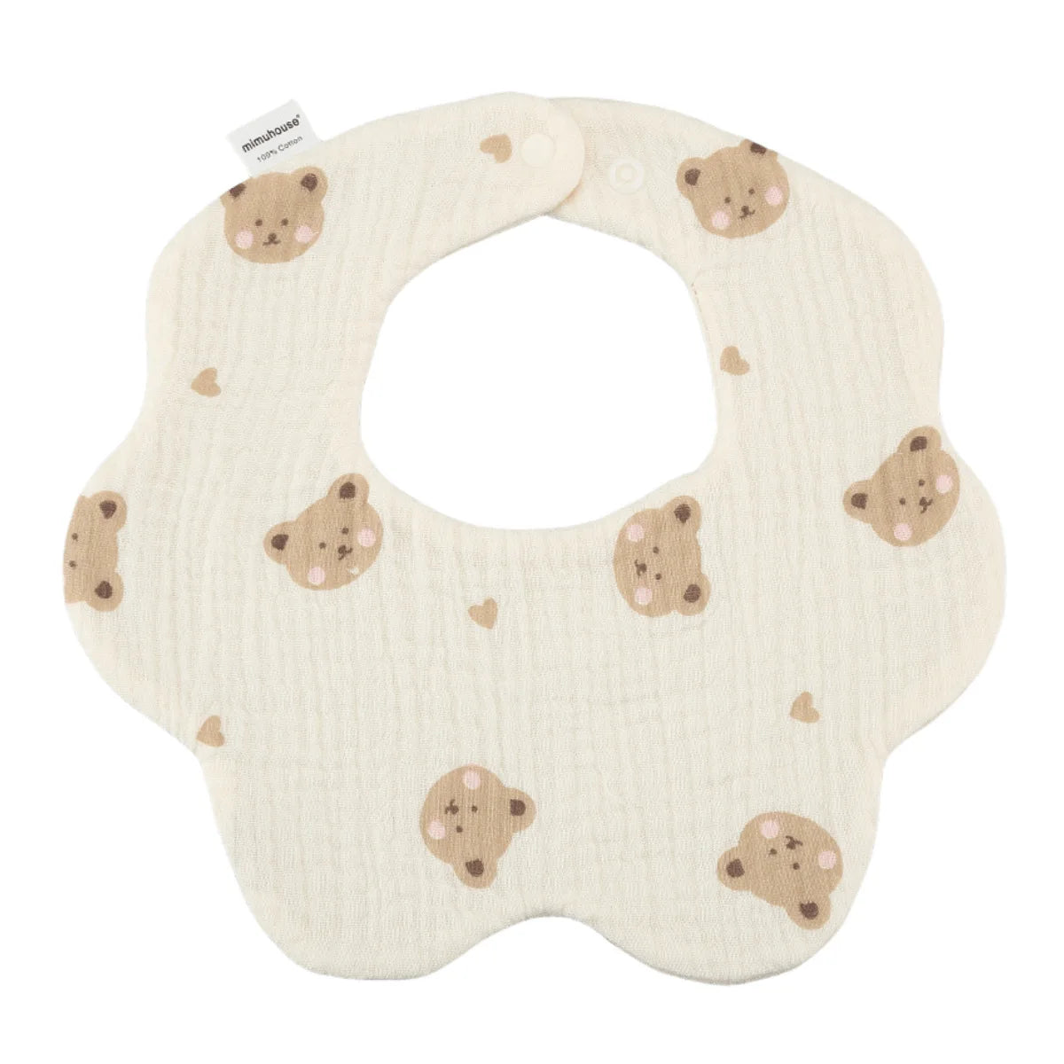Bavoirs en coton imperméables pour nouveau-né, tissus réglables pour nourrissons filles et garçons, bavoir imprimé de dessin animé mignon, accessoires d'alimentation pour bébé