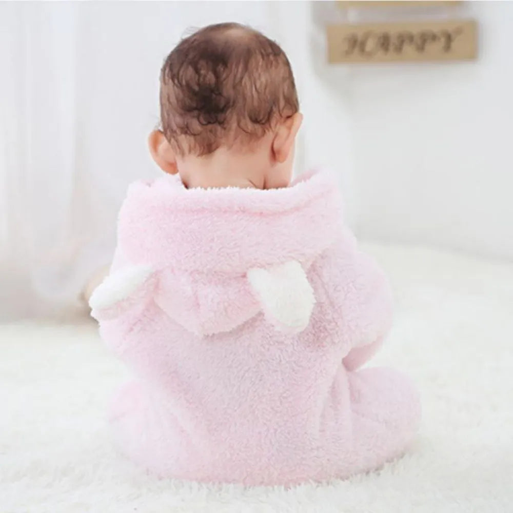 Nouveau-né bébé barboteuses hiver chaud polaire Bebe garçons fille Costume infantile filles vêtements Animal ensemble bébé combinaisons tenue de noël