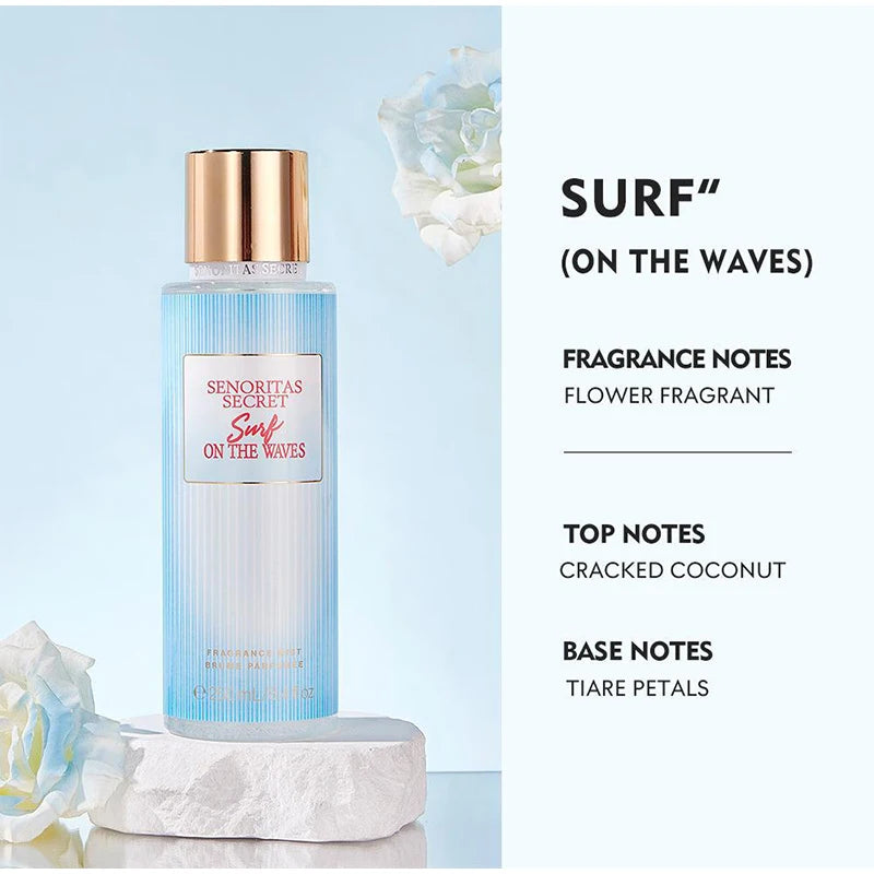 Sexuellement secret pour femme, parfum de fruits, brumisateur, breloque longue durée, parfum en porcelaine, vaporisateur pour le corps, désodorisant, 250ml