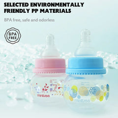Mangeoire en verre borosilicate de gros calibre pour nouveau-né, anti-étouffement, anti-colique, de 0 à 6 mois ou 60ml