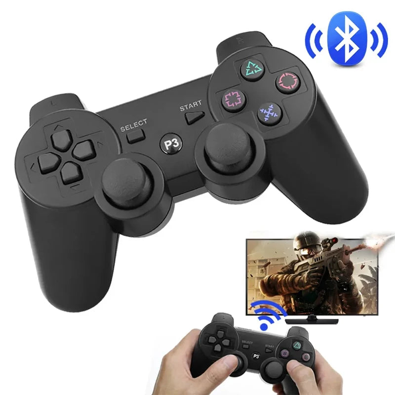 Manette de jeu sans fil Bluetooth, Support de contrôleur PS3, pour Play Station 3, Console de Joystick pour PS3 Controle pour PC/IOS/Andro