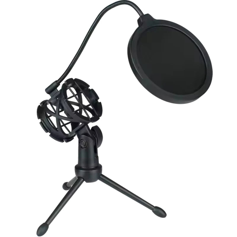 Microphone filaire à condensateur USB, 3.5mm, pour PC, ordinateur portable, jeu, Podcast, Studio, professionnel, Anti-soufflage, pour bureau