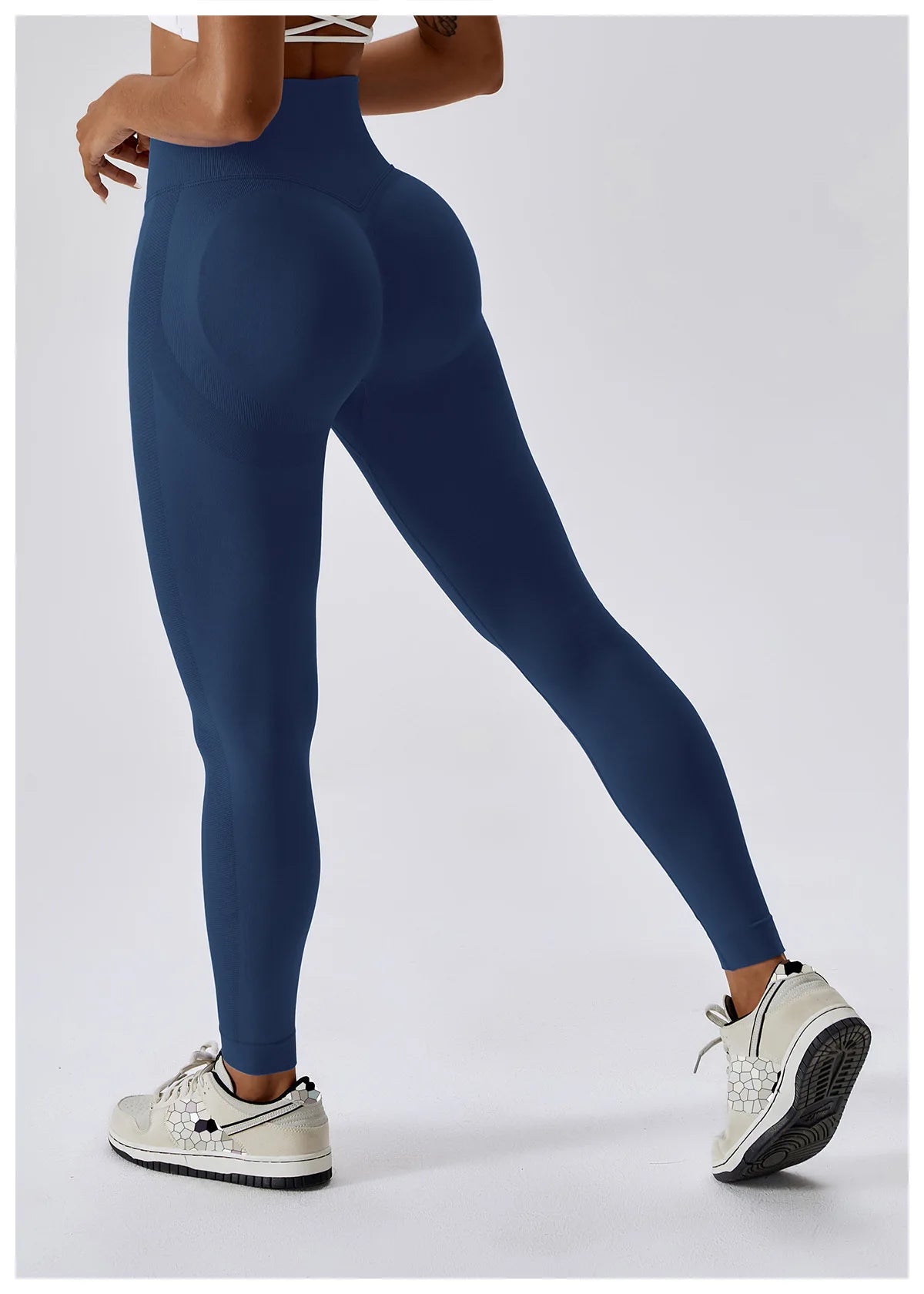 Leggings de Yoga femmes Fitness course taille haute pantalon mince Push Up Sport Scrunch fesses Legging gymnastique athlétique Jogging entraînement femme