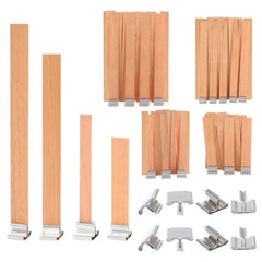 Bougie en cire de soja faite à la main, mèche en bois, bricolage, bougie d'aromathérapie, mèche à Induction unique, bougie en cire de paraffine, Guide d'artisanat