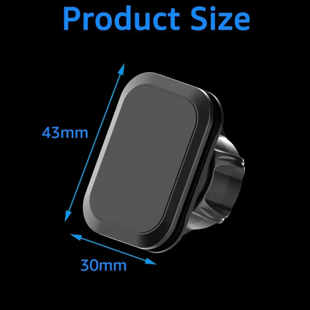 Support de téléphone de voiture magnétique à tête sphérique, support magnétique, support de téléphone portable, support GPS, support de téléphone intelligent, accessoires de support rapide, 17mm