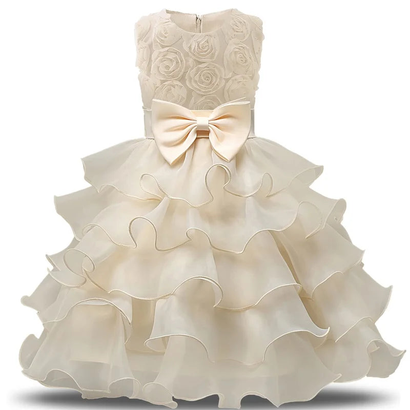 Robe de demoiselle d'honneur pour mariage, tenues d'anniversaire pour bébés filles de 2 à 8 ans, robes de première Communion pour enfants, vêtements de fête pour enfants