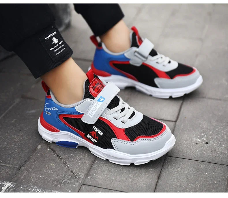 Chaussures pour enfants garçon baskets au printemps et en automne avec surface respirante antidérapante élève cuhk garçon garçon chaussures de mode