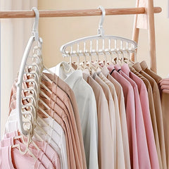 Cintre pliant multi-trous, support de rangement antidérapant, gain de place, organisateurs pour garde-robe, jean, pantalon, écharpe