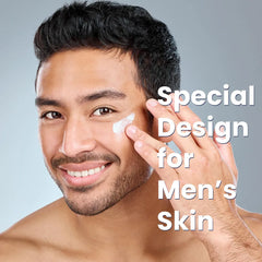Crème hydratante pour le visage 6 en 1 pour hommes, 50ml, revitalisante, soins pour la peau, particules, avec collagène, Anti-vieillissement et rides