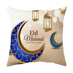 Taie d'oreiller décorative pour Ramadan Eid Mubarak, housse de coussin de canapé pour la maison, cadeaux de mosquée musulmane islamique, 2025