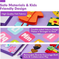 Planche occupée pour enfants, jouets Montessori, livres occupés et jouets sensoriels pour jeunes enfants, garçons et filles, cadeaux de tourisme créatifs