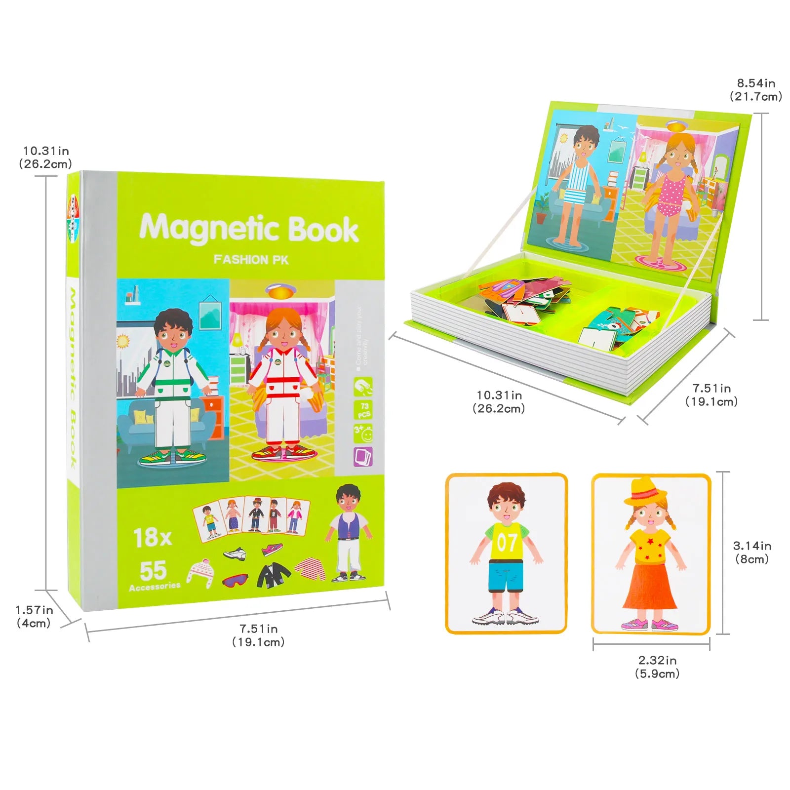 Livre de Puzzle magnétique pour enfants, jouets intelligents 3D, jeux d'entraînement cérébral, jouets éducatifs Montessori, cadeaux pour enfants, jouets de noël